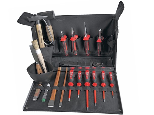 HAUPA 220574 Чемодан-сумка с инструментами для электриков 20 шт.