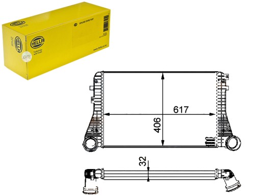 1007341235 - HEL8ML 376 723-541 ИНТЕРКУЛЕР ВОЗДУШНЫЙ ОХЛАДИТЕЛЬ