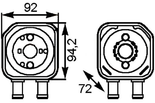 8MO 376 - ОХОЛОДЖУВАЧ МАСЛА HELLA 028117021C 028117021H 02811