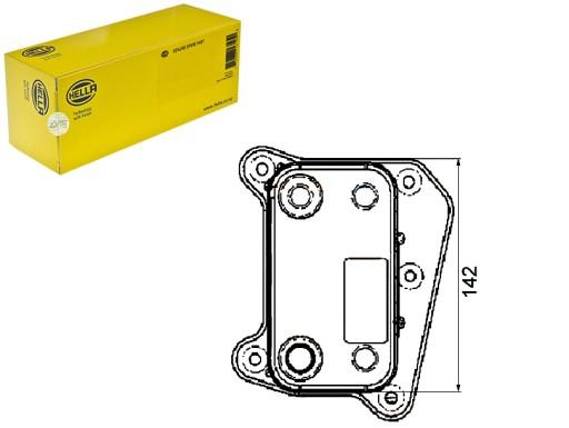 HEL8MO 376 - HELLA МАСЛООХОЛОДЖУВАЧ HELLA 6111880101 A 126410N K