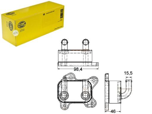 HEL8MO 376 - HELLA МАСЛООХОЛОДЖУВАЧ HELLA 97223705 650616 156005