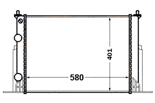 8MK 376 767-731 HEL/BOX - ВОДЯНИЙ КУЛЕР HELLA FIAT STILO 1.8 16V (192_XC1A)