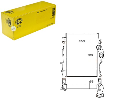 HEL8ML 376 - ІНТЕРКУЛЕР HELLA 137370N ME4224 376758151