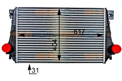 8ML 376 - HELLA ИНТЕРКУЛЕР 2H0145804 D 376701241 VP9VAH9L44