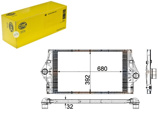 HEL8ML 376 - ИНТЕРКУЛЕР HELLA RENAULT LAGUNA 2.2 HELLA