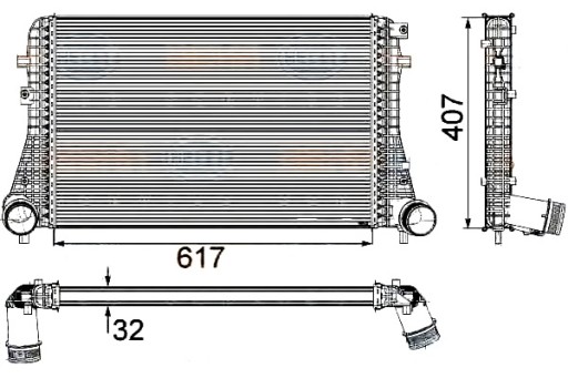 8ML 376 746-741 HEL/BOX - ІНТЕРКУЛЕР HELLA SEAT ALHAMBRA 2.0 TSI (710. 711)