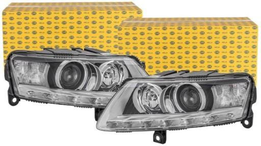 1EL 009 - ФАРЫ HELLA ПЕРЕДНИЕ ЛАМПЫ AUDI A6 C6 FL