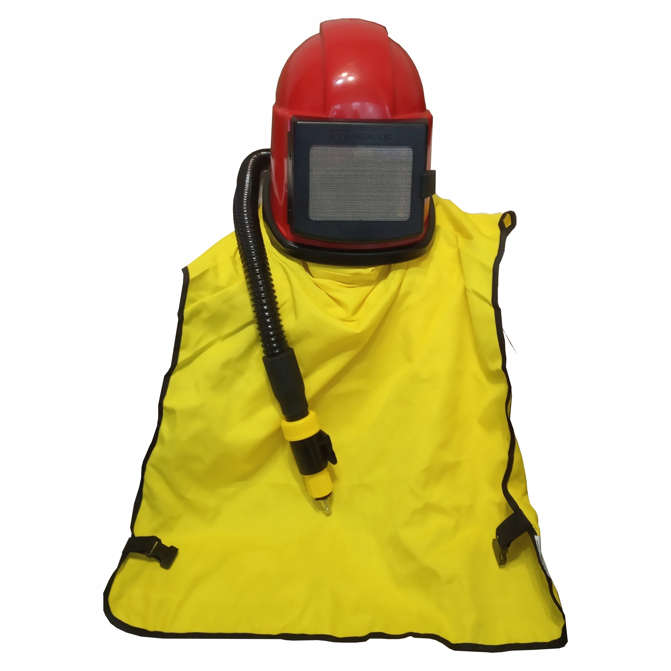 Шлем пескоструйная маска с вентиляционным фартуком