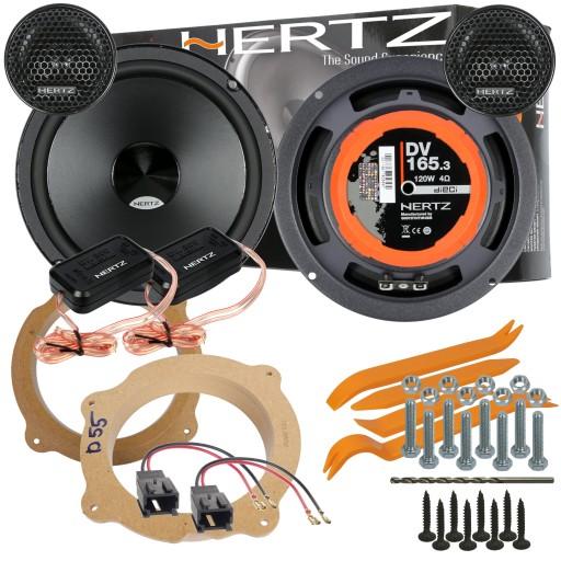 HERTZ DSK165 динамики CITROEN C5 3 передняя задняя