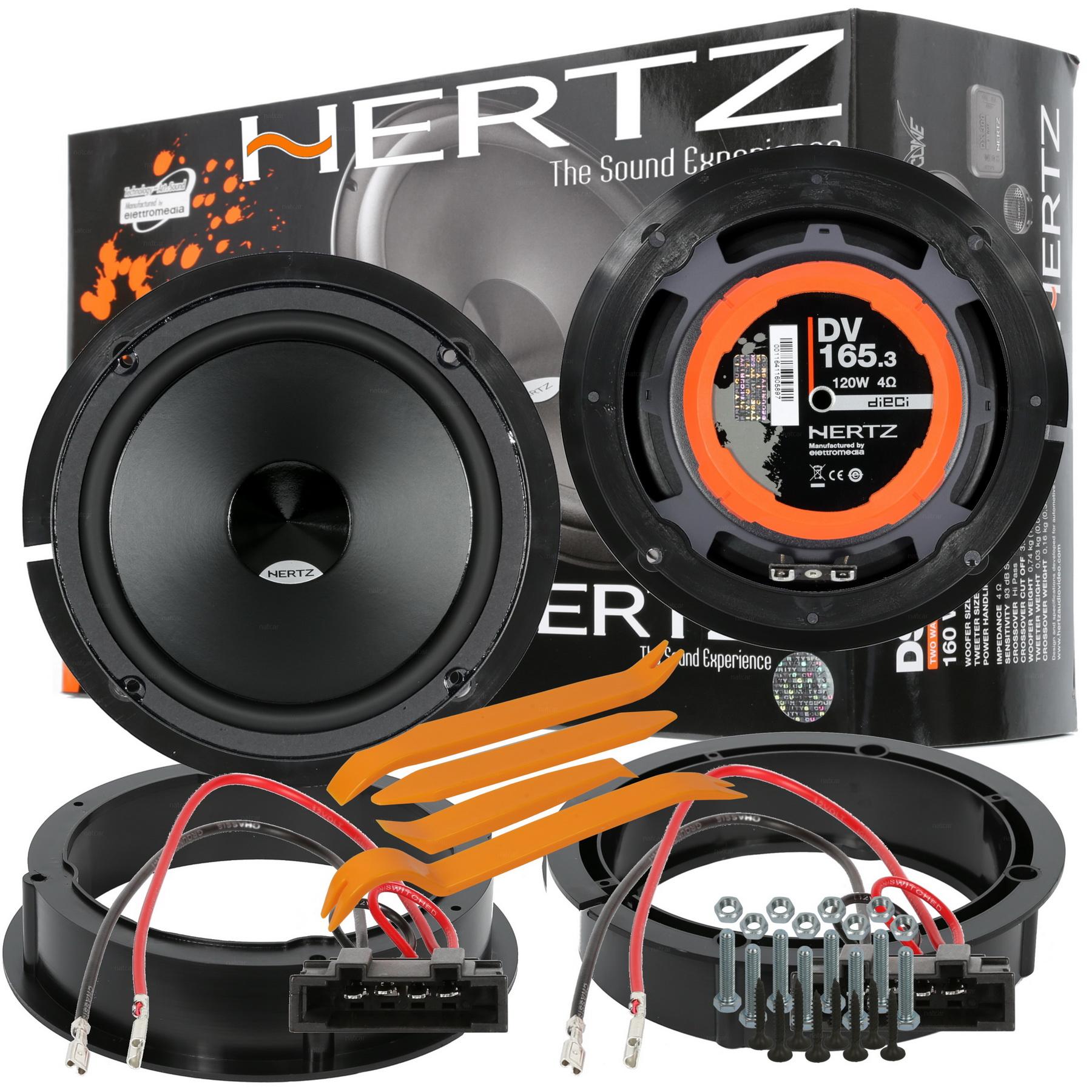 HERTZ динамик бас VW GOLF 5 PASSAT 3C CC B7 сзади