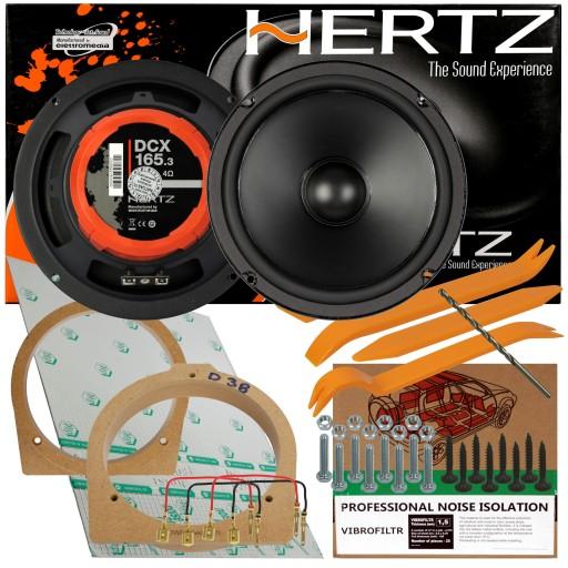 HERTZ БАСОВЫЕ ДИНАМИКИ HONDA ACCORD CIVIC 7 РАССТОЯНИЕ
