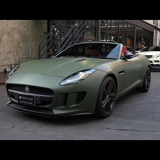 HEXIS фольга Military Green Matt 152x50cm военный