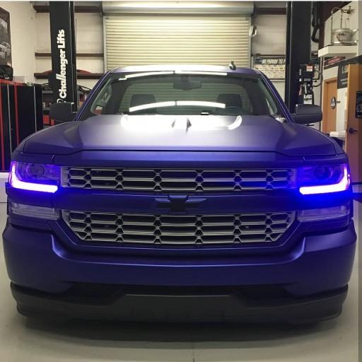 Hexis неоновый синий матовый синий матовый 152x100cm