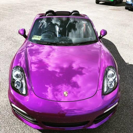 HEXIS HX30SCH06B-супер хром фіолетовий 137 см x 20 см