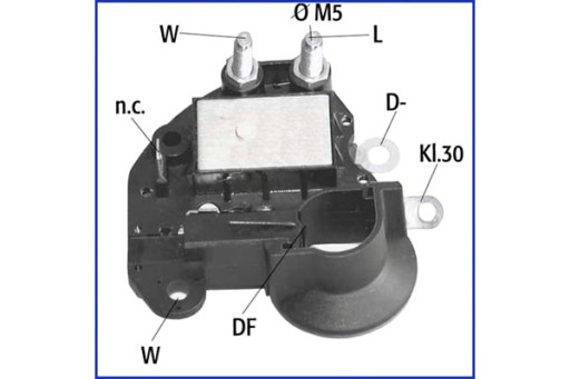 130796 - РЕГУЛЯТОР НАПРЯЖЕНИЯ HITACHI FIAT BRAVO BRAVA