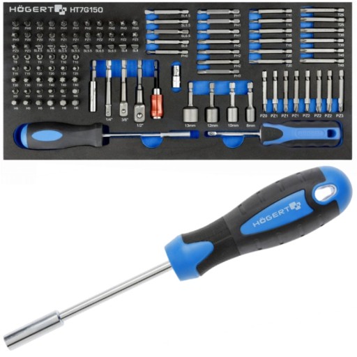 HOEGERT Набір біт, викруток