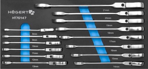 HOGERT HT7G147 НАБОР КЛЮЧЕЙ С ШТУЦЕРОМ 14e