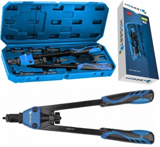 HOGERT Ножничный заклепочный станок для гаек и заклёпок M3-M10