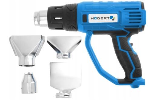 ТЕПЛОВАЯ ПИСТОКА HOGERT 2000ВТ 4 СОПЛО 2 МЕХАНИЗМА 60-600°C