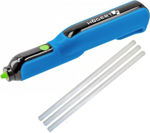 АККУМУЛЯТОРНЫЙ ПИСТОЛЕТ HOGERT 4 В ДЛЯ ГОРЯЧЕЙ СКЛЕИВКИ 7 ММ USB-C