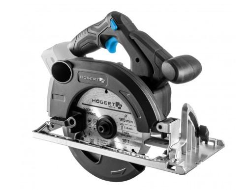 HOGERT TECHNIK ПИЛА ЦИРКУЛЯРНА ПИЛА ПО ДЕРЕВИНІ 18V 165MM HT2E235-0CS