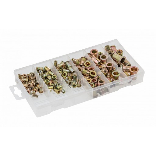 НАБОР HOGERT ИЗ 150 ЗАКЛЕПОЧНЫХ ГАЙОК HT8G505