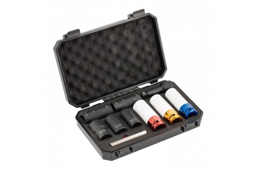 НАБОР НАСАДОК HOGERT ДЛЯ ПОВРЕЖДЕННЫХ БОЛТОВ И ГАЙОК С ДИСКОВ 1/2'' 17-21мм