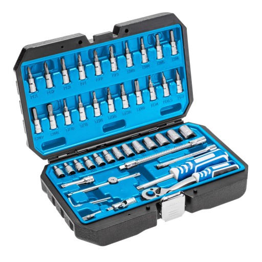 HOGERT - Набір інструментів 46 шт. HT1R416. PROFI TOOLS KRAK.ÓW