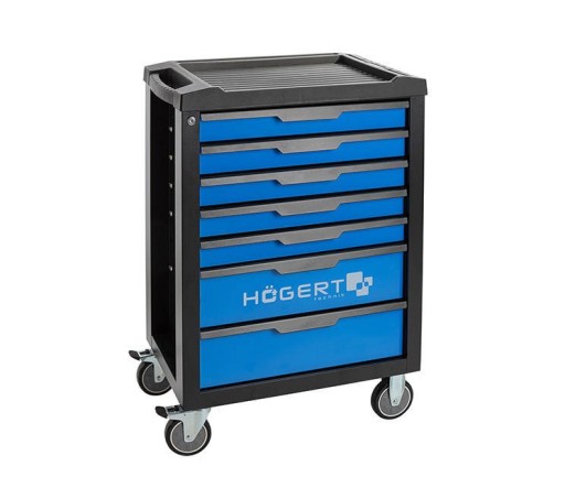 HOGERT - Візок для майстерні HT7G408 з 347 одиницями обладнання. ПРОФІ ІНСТРУМЕНТИ