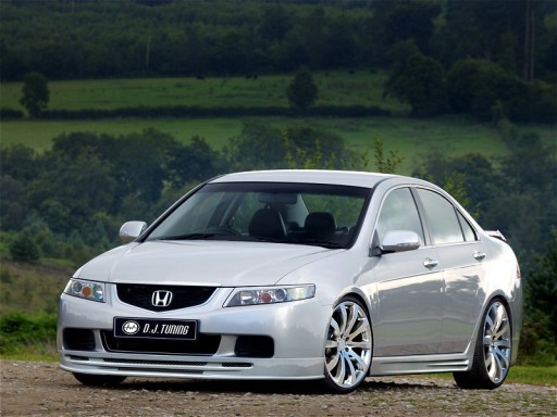 HONDA ACCORD VII *ЮБКА ПЕРЕДНЕГО БАМПЕРА* DJ-TUNI