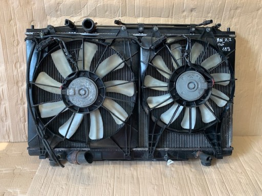 HONDA ACCORD VIII 08-12 ВОДЯНИЙ РАДІАТОР 2.2 ВЕНТИЛЯТОРИ КОНДИЦІОНЕРУ