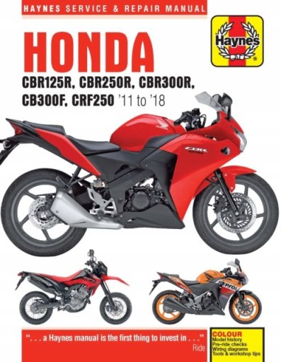 HONDA CBR125R/250R +CRF250L/M [КНИГА]