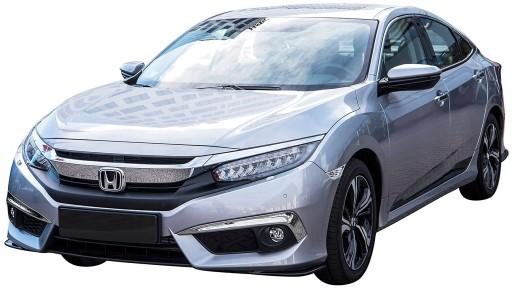 HONDA CIVIC 2016 + ХРОМ ГАЛОГЕННІ ДЕКОРАТИВНІ МОЛДИНГИ