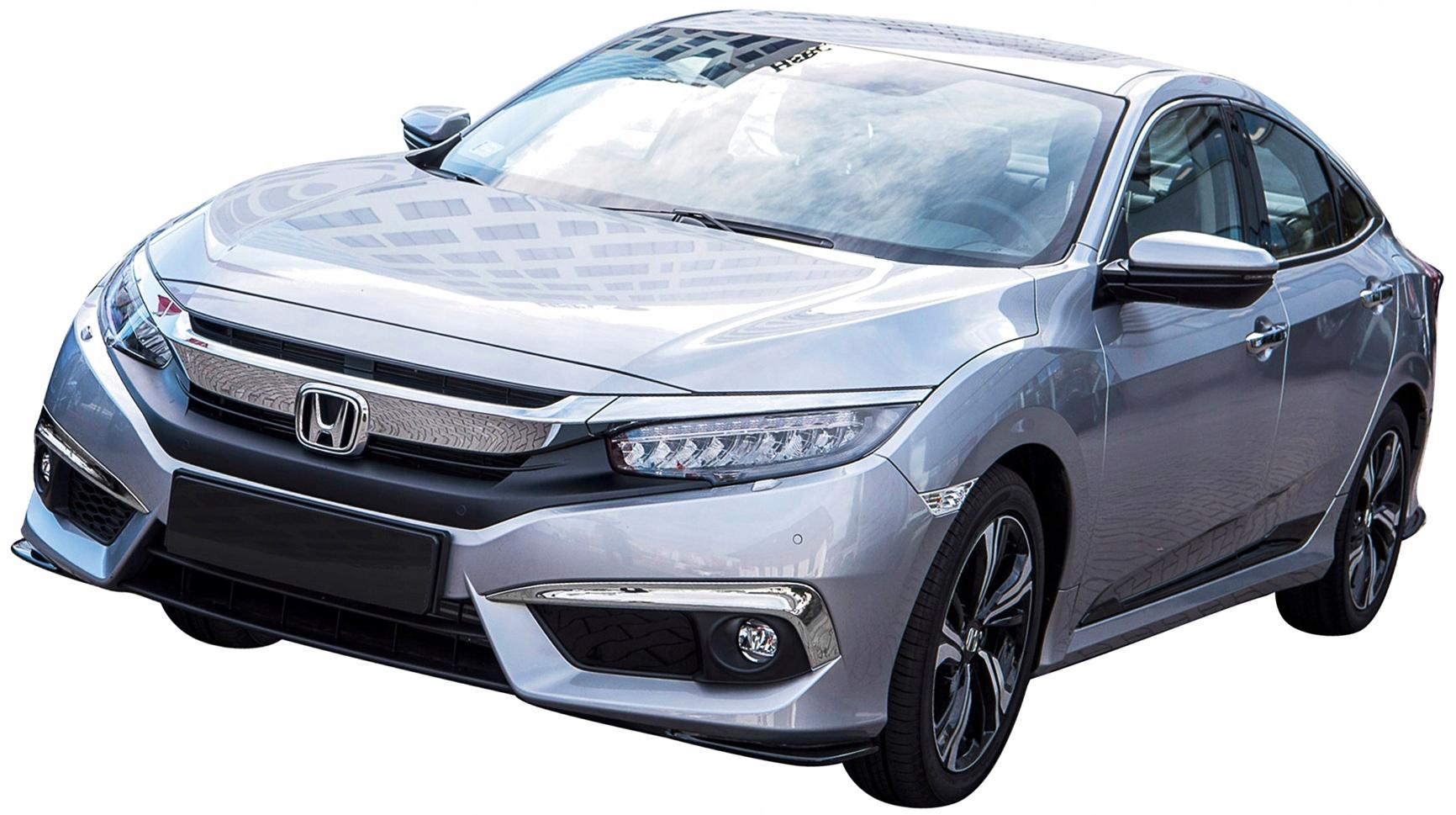 HONDA CIVIC 2016+ ХРОМ ГАЛОГЕННЫЕ ДЕКОРАТИВНЫЕ МОЛДИНГИ