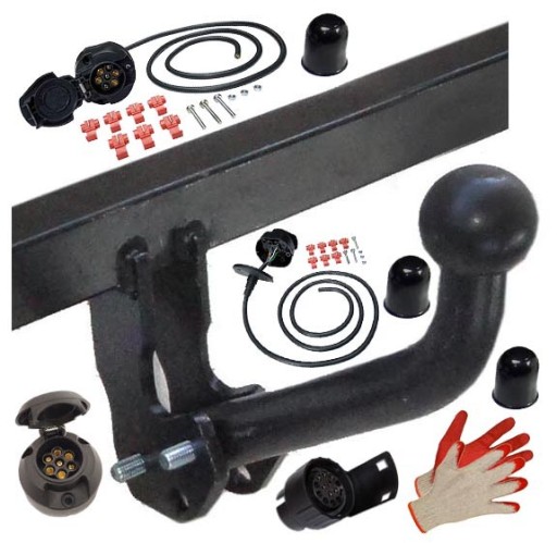 HONDA CIVIC ANGIELKA 1995-2001 VI 6 HTB 5-дверный HB БУКСИРОВОЧНЫЙ КРЮК + 7-контактный ЖГУТ ПРОВОДОВ