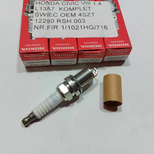 12290-RSH-003 - Honda civic viii 06-11 свечи зажигания, комплект из 4 свечей зажигания, новые oem