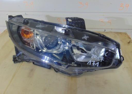 100-18563 - HONDA CIVIC X 10 SEDAN США КАНАДА 16-18 ПРАВАЯ ПЕРЕДНЯЯ ФАРА ПРАВАЯ ФАРА