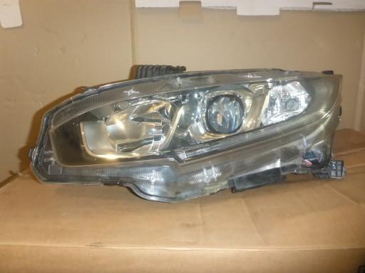 HONDA CIVIC X 10 15- LAMPA LEWA PRZEDNIA 100-18562 - RTEKO - HONDA CIVIC X 17- СВЕТОДИОДНАЯ ЛИНЗА ЛЕВАЯ ФАРА