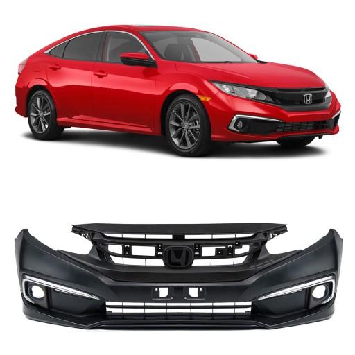 04711TBAA50 - HONDA CIVIC X 2019-2021 В КОМПЛЕКТЕ ПЕРЕДНИЙ БАМПЕР С РЕШЕТКОЙ 04711TBAA50ZZ