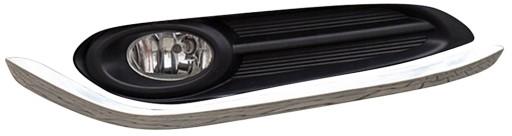 HONDA HR-V 15-18 ДЕКОРАТИВНЫЕ ГАЛОГЕННЫЕ НАКЛАДКИ СПЕРЕДИ