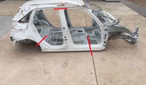 HONDA JAZZ V 21R порог стойка правая центральная стойка