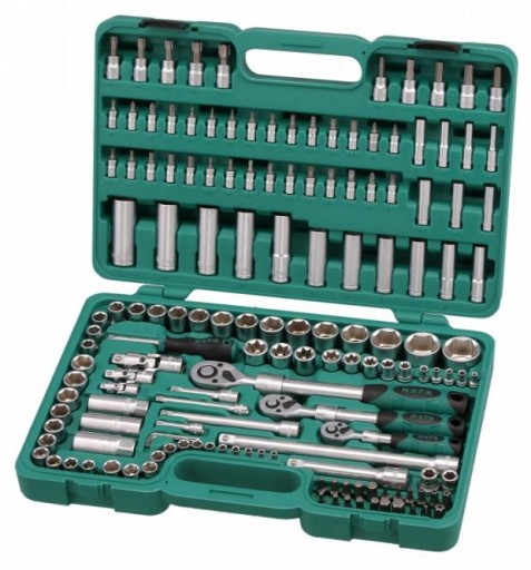 НАБІР КЛЮЧІВ HONITON 155 ШТ. 1/4 дюйма 3/8 дюйма 1/2 дюйма МАКС