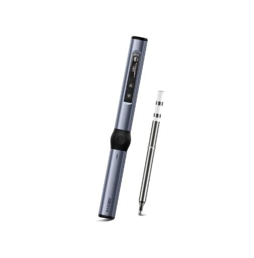 HS-01 - портативний цифровий паяльник 65W синій