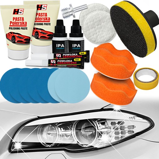 HS ВЕЛИКИЙ НАБІР ДЛЯ ПОЛІРУВАННЯ ЛАМП 2 X КЕРАМІКА