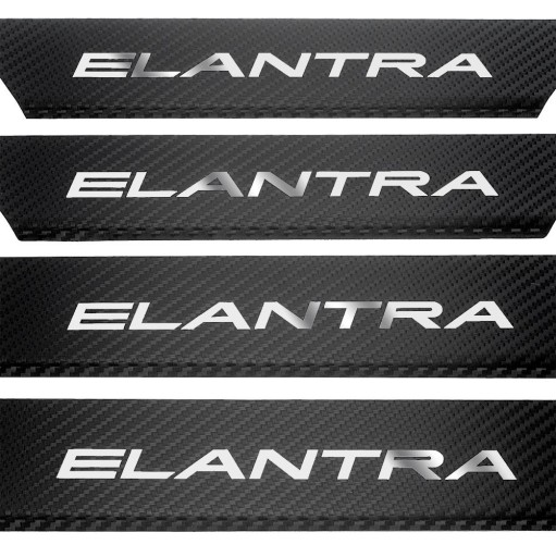 HYUNDAI ELANTRA MK6 304 Накладки на пороги из нержавеющей стали, отделка C