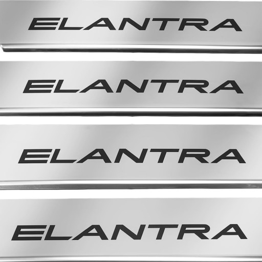 HYUNDAI ELANTRA MK6 Накладки на пороги из нержавеющей стали 304 Отделка стр.