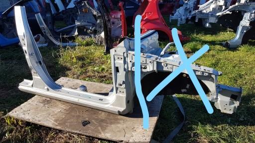 HYUNDAI I30 HB передняя стойка средний порог правый