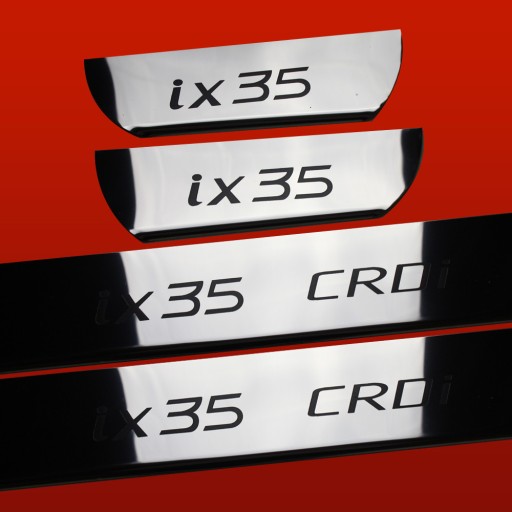 HYUNDAI IX35 Накладки на пороги IX35 CRDI 304 глянцевая нержавеющая сталь Отделка l