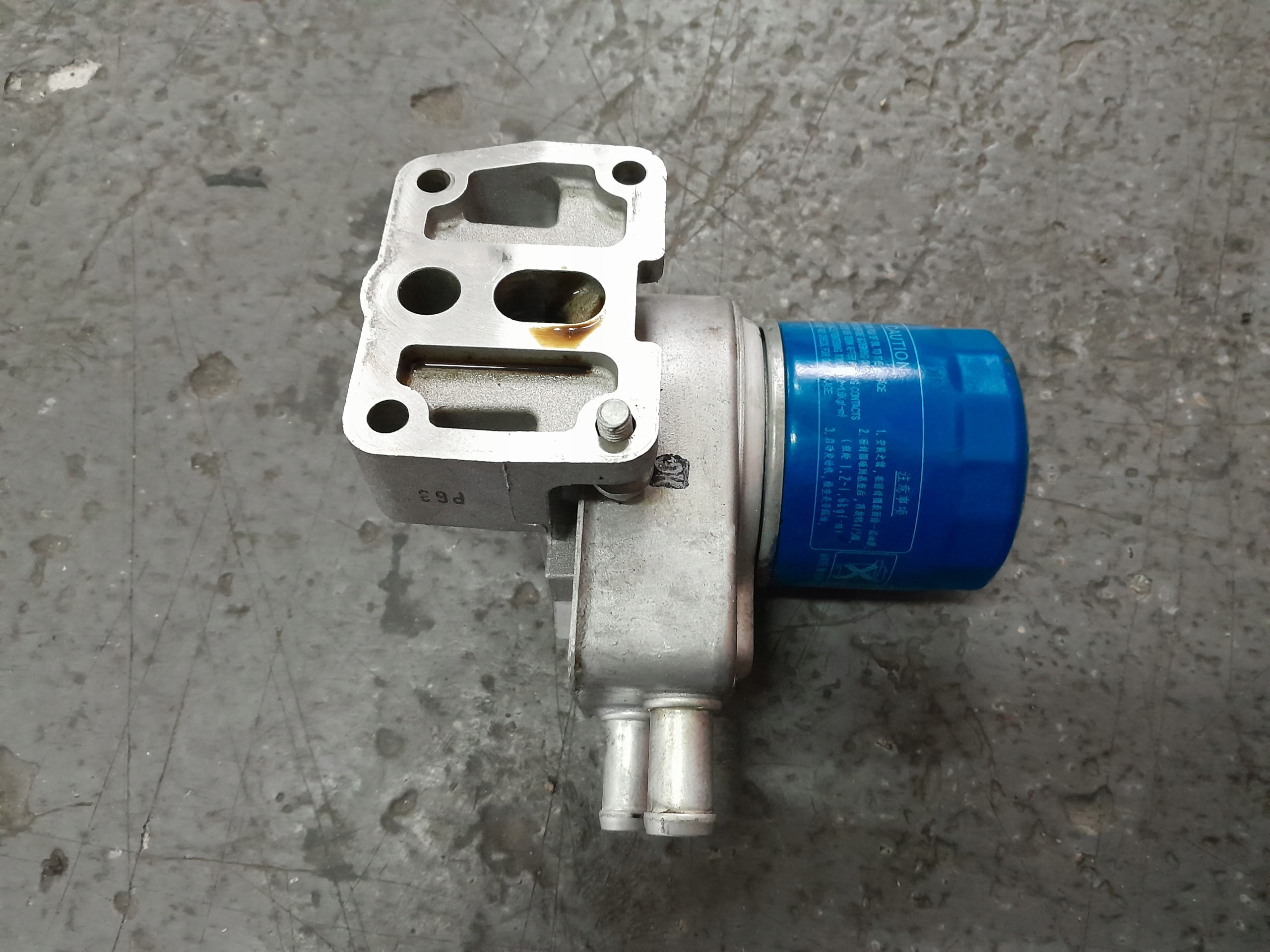 26410-2G001 264102G001 - ОСНОВАНИЕ МАСЛЯНОГО ФИЛЬТРА HYUNDAI KONA N I30N 2.0 T