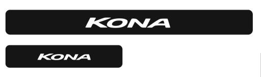 HYUNDAI KONA НАКЛЕЙКИ НА ПОРОГИ